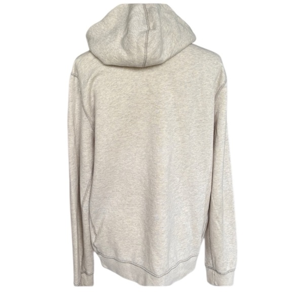 Vintage Abercrombie & Fitch White Hoodie Hooded Sweatshirt Sweater Y2K Women’s L - Picture 2 of 9